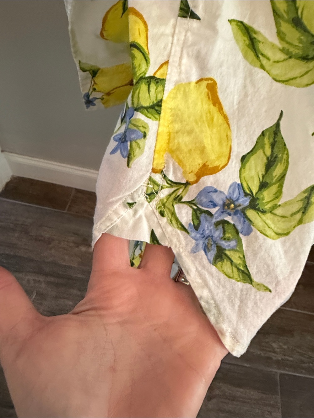 Talbots Luscious 🍋 Lemon Button-Down Shirt - Picture 5 of 11